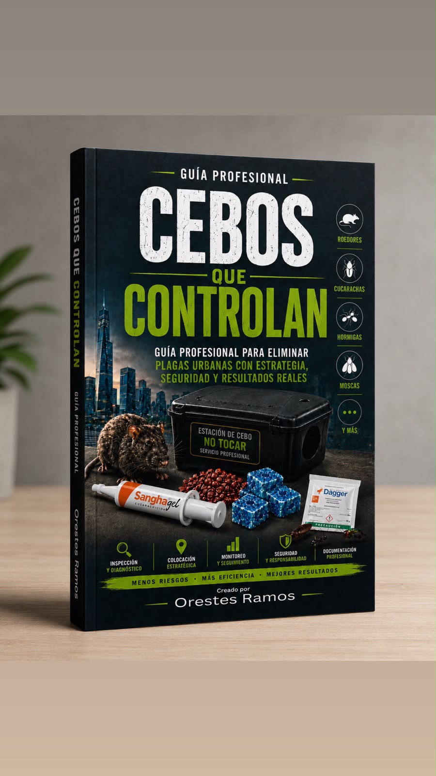 Portada del libro Cebos que controlan, de Orestes Ramos